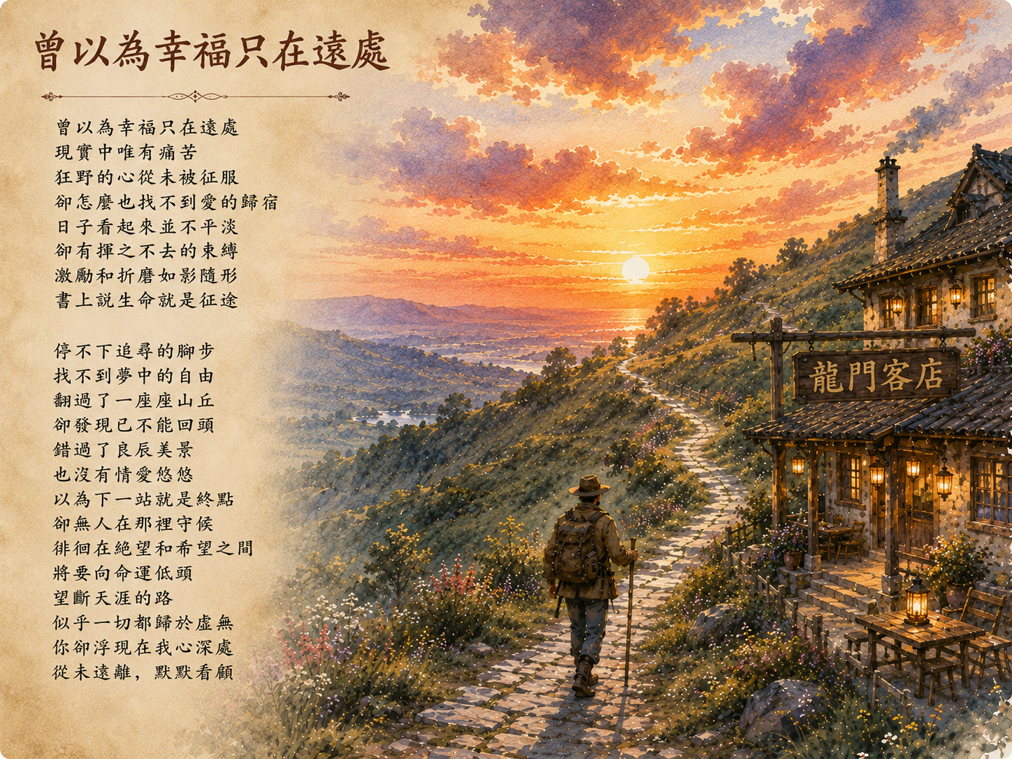 曾以為幸福只在遠處